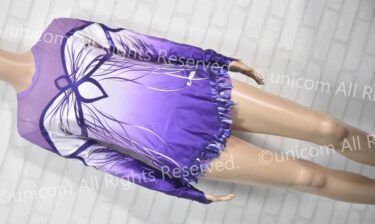 クリスチャンモロー 紫グラデーション 新体操レオタード買取入荷