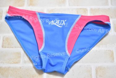 AQUX アックス ブルーとピンクカラーの競泳水着買取入荷